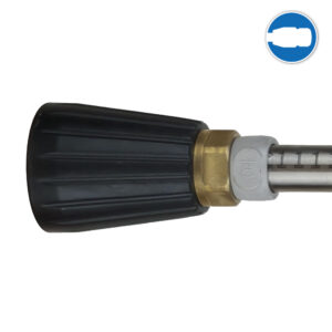 Alternative view of 123922-D2504 Flat Jet Cleaner Lances 600mm Noz04 (grey) Threaded Screw