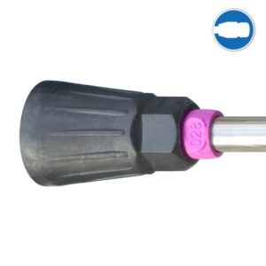 Alternative view of 12393-M20028 Flat Jet Cleaner Lances 500mm Noz028 (pink) Threaded Screw