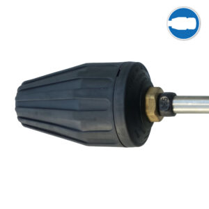 Alternative view of 410724 Turbokiller Cleaner Lances 600mm Noz055 (black) Threaded Screw