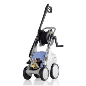 QUADRO 11/140 TS T DK เครื่องอัดฉีดน้ำแรงดันสูง 140 บาร์ 1,400 รอบ Total Stop หัวฉีดน้ำวน 4 ล้อ โลม้วนสายอัดฉีด (S)